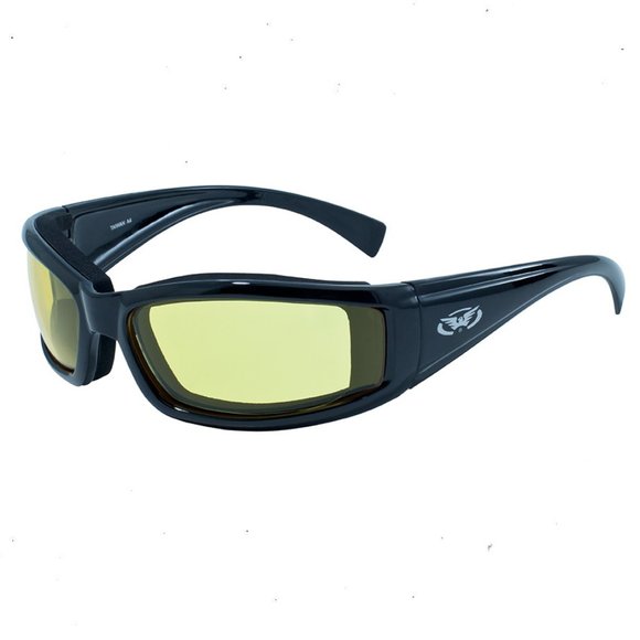 Global Vision Other - Sunglasses Motorcycle Yellow Outdoor Men Wheelie Padded Shatterproof UV400 Lens